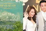 Mỹ Tâm lên tiếng về ảnh tấm thiệp cưới