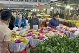 Hoa Tết ùn ùn đổ về chợ đầu mối, hoa hồng Valentine ế nhệ