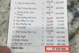 Lan truyền hóa đơn bữa ăn gần 18 triệu đồng dịp lễ ở Sầm Sơn: Nhà hàng giải thích, chính quyền vào cuộc