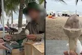 Bán que kem 100.000 đồng cho khách Thái, người bán hàng rong ở Nha Trang bị xử phạt