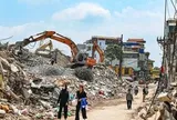 Cận cảnh giải phóng mặt bằng các cây cầu bắc qua sông Hồng