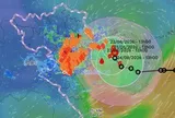 Áp thấp nhiệt đới liên tục đổi hướng, đêm nay và ngày mai miền Bắc mưa lớn nhất
