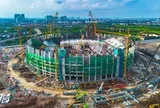 Nhật Bản mất 3 năm, Mỹ mất 4 năm nhưng Việt Nam chỉ cần khoảng 17 tháng để hoàn thành siêu công trình lớn gấp 1,5 lần sân Mỹ Đình