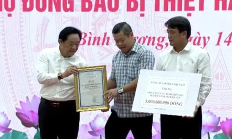 Công ty Đại Nam của ông Huỳnh Uy Dũng ủng hộ đồng bào vùng lũ 5 tỷ đồng