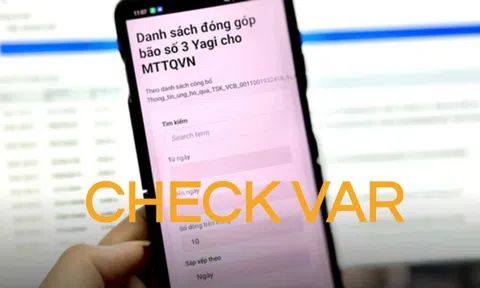 Dân mạng đua nhau "check VAR" sao kê, vậy "check VAR" thực sự là gì?