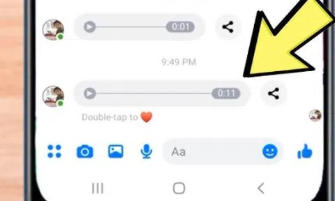 Cách tải file ghi âm trên Messenger mới nhất