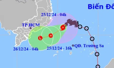 Bão số 10 áp sát vùng biển Ninh Thuận đến Bà Rịa - Vũng Tàu