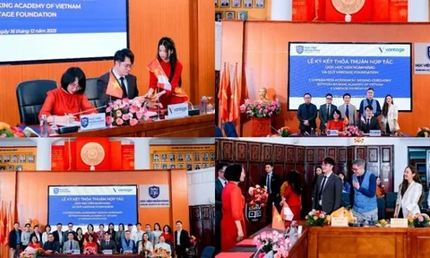 Học viện Ngân hàng Việt Nam và Vantage Foundation chính thức hóa quan hệ đối tác chiến lược nhằm thúc đẩy giáo dục tài chính