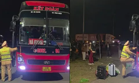 Xe khách 41 chỗ 'nhồi' 72 người, tài xế và chủ xe bị phạt gần 200 triệu đồng