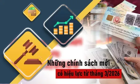 Từ 1.3.2026: Hàng loạt chính sách “siết chặt” có hiệu lực, người dân và doanh nghiệp bắt buộc phải biết kẻo thiệt!