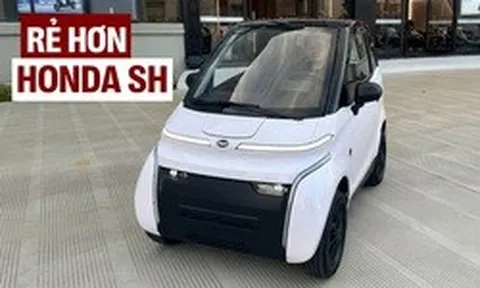 Ô tô điện Việt Nam giá từ 148 triệu đồng sắp ra mắt: Tháo pin như xe máy, sạc được tại nhà, chạy gần 10 vòng Hồ Tây mới hết pin