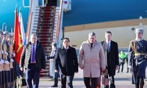 Thủ tướng Phạm Minh Chính tới Mátxcơva, bắt đầu thăm chính thức Liên bang Nga