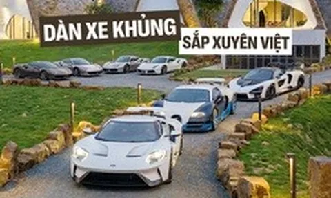 HOT: “Hành trình từ trái tim” sẽ xuyên Việt hàng nghìn km, dàn siêu xe, xe sang của ông Đặng Lê Nguyên Vũ sắp tới khắp các tỉnh thành
