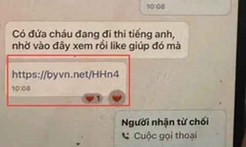 Chỉ 1 cú click “vote hộ”, tài khoản Zalo có thể bay sạch