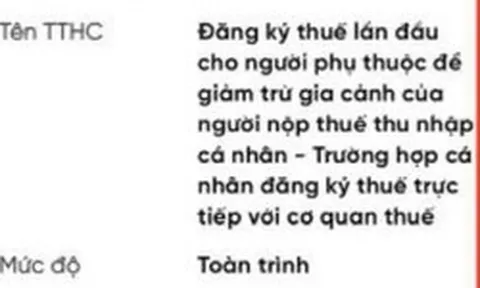 Hướng dẫn đăng ký mới, thay đổi thông tin người phụ thuộc trên Etax Mobile