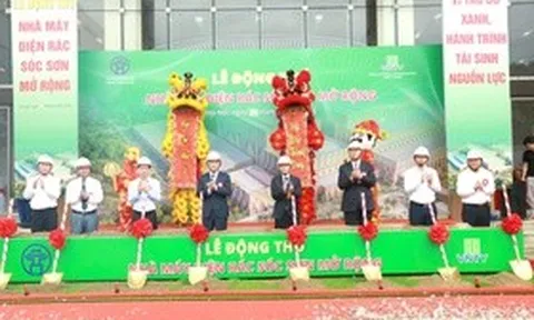 Khởi công Nhà máy điện rác Sóc Sơn mở rộng, xử lý 1.600 tấn rác mỗi ngày