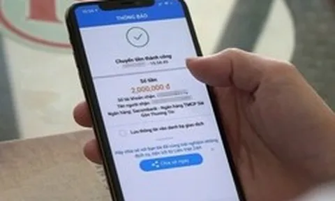 Kiểm tra tài khoản ngân hàng nếu giao dịch chuyển khoản có nội dung sau