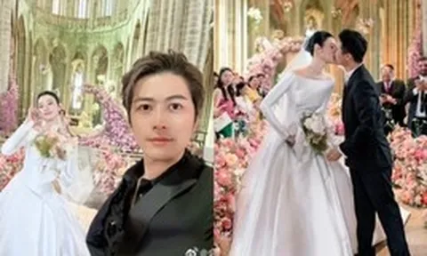 Tài tử bị cán nát chân bất ngờ lộ diện trong đám cưới thượng lưu đình đám, có mối quan hệ đặc biệt với cô dâu