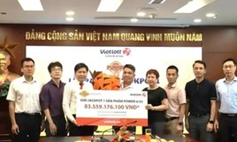 Người trúng Vietlott hơn 83 tỷ đồng không đeo mặt nạ