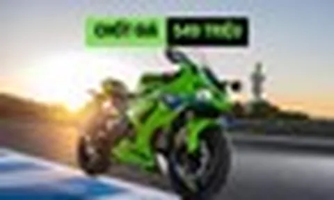 Kawasaki ZX-10R 2026 chốt giá 549 triệu tại Việt Nam: Lắp cánh gió như xe đua MotoGP, rẻ nhất phân khúc sportbike 1.000 cc, mức giảm gần bằng 1 chiếc VinFast Minio Green so với đời cũ
