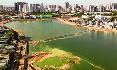 Hồ điều hòa nghìn tỷ phía Tây Hà Nội dần lộ diện