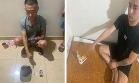 Cảnh sát đột kích phòng trọ lúc 21 giờ 20 phút, bắt Lò Thị Uyên SN 2001