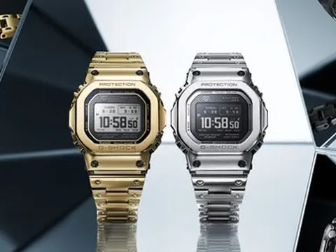 Casio ra mắt dòng G-SHOCK hoàn toàn bằng kim loại với màn hình MIP LCD giúp tăng khả năng hiển thị