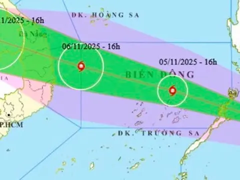 Bão Kalmaegi dự báo giật cấp 15 khi đổ bộ, mưa lớn tới 600 mm, nhiều địa phương chịu ảnh hưởng