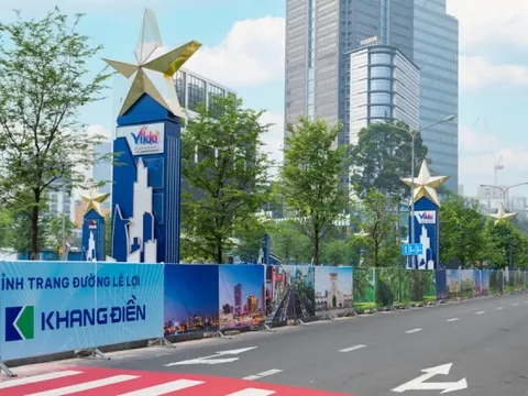 Khang Điền hoàn tất chỉnh trang đường Lê Lợi, diện mạo mới cho trục trung tâm TP.HCM