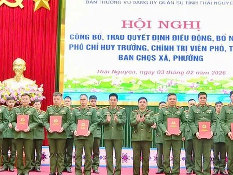 Bổ nhiệm Phó Chỉ huy trưởng, Chính trị viên phó, Trợ lý Ban Chỉ huy quân sự cấp xã