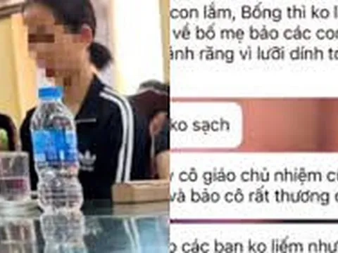 Xác minh thông tin một giáo viên bắt hàng chục em học sinh... liếm đất