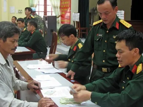 Quy định điều chỉnh trợ cấp hằng tháng đối với quân nhân, nguời làm công tác cơ yếu đã phục viên, xuất ngũ, thôi việc