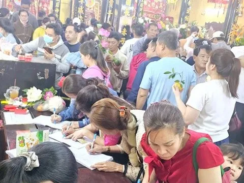 Công an lưu ý người dân khi đi qua các tuyến đường trong 2 ngày cao điểm tại Chùa Bà Bình Dương