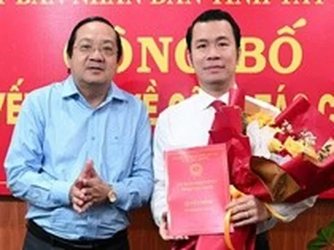 Ông Trương Tấn Sơn được bổ nhiệm làm Giám đốc Sở Công Thương tỉnh Tây Ninh
