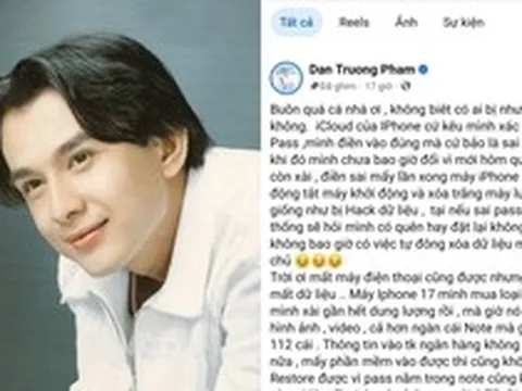 Đừng như Đan Trường: Sai lầm lớn khi dùng iCloud ai cũng có thể dính, và cách để đảm bảo không mất dữ liệu cá nhân