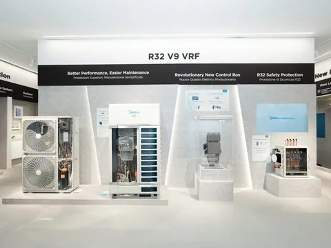 Midea ra mắt V9 VRF: Tái định nghĩa hiệu suất, độ tin cậy và khả năng lắp đặt trong HVAC thương mại