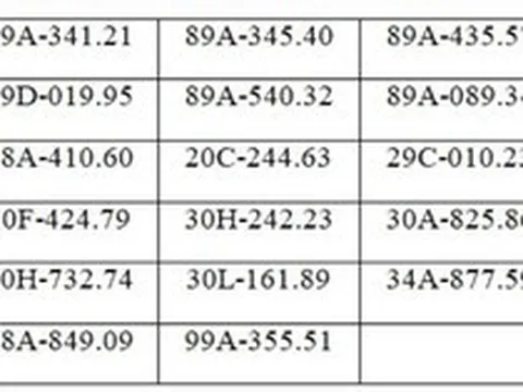 117 chủ xe máy, ô tô có biển số sau nhanh chóng nộp phạt nguội theo Nghị định 168
