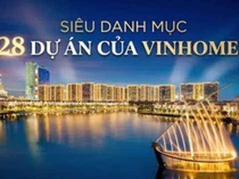 Giải mã các "ông chủ" tại 28 siêu dự án 38.000 ha mang thương hiệu Vinhomes