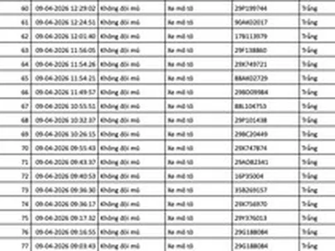 689 chủ xe máy, ô tô có biển số sau nhanh chóng nộp phạt nguội theo Nghị định 168