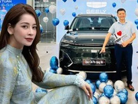 Chi Pu tặng bố chiếc Geely EX5 bản PHEV kèm lời nhắn xúc động