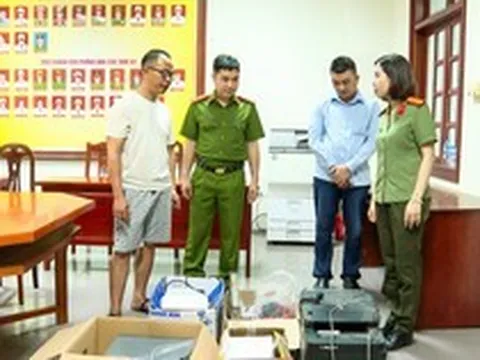 Bắt và khám xét nơi ở của "chuyên gia in ấn" Lê Thế Hải SN 1989