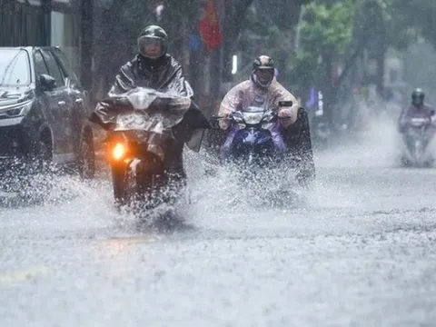 Miền Bắc mưa to, có nơi mưa rất to, tâm điểm nơi nào?