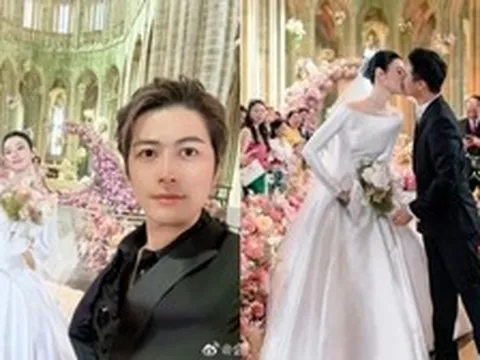 Tài tử bị cán nát chân bất ngờ lộ diện trong đám cưới thượng lưu đình đám, có mối quan hệ đặc biệt với cô dâu