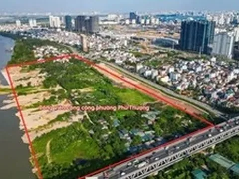 Bàn giao hơn 5ha đất triển khai dự án công viên đầu tiên của Trục đại lộ cảnh quan sông Hồng
