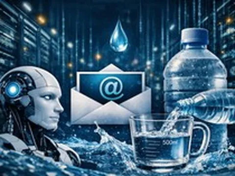 Một email nhờ AI viết hộ 'ngốn' nửa lít nước: Cơn khát tài nguyên của công nghệ