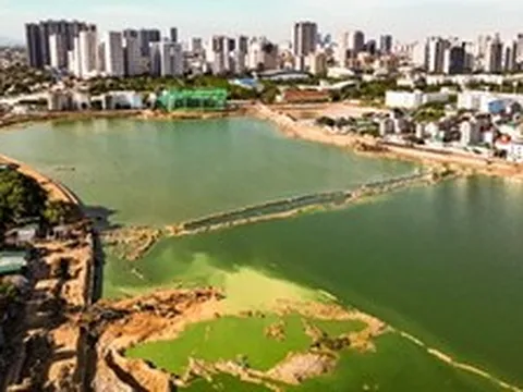 Hồ điều hòa nghìn tỷ phía Tây Hà Nội dần lộ diện