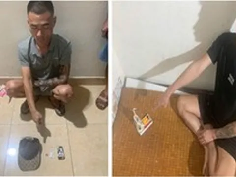 Cảnh sát đột kích phòng trọ lúc 21 giờ 20 phút, bắt Lò Thị Uyên SN 2001