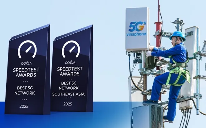 Mobile World Congress 2026: VinaPhone xác lập vị thế "Mạng 5G tốt nhất Đông Nam Á