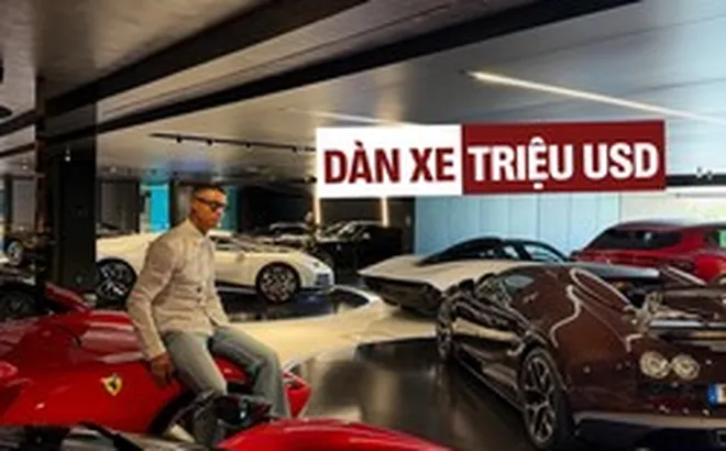 Cristiano Ronaldo khoe khéo garage triệu USD: Toàn siêu phẩm giới hạn, quy tụ dàn Bugatti và Ferrari đắt đỏ