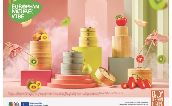 CSO Italy ra mắt "European Nature's Vibe" – chương trình xúc tiến thương mại trị giá 1,8 triệu Euro, mở rộng cửa cho trái cây và rau củ châu Âu vào bốn thị trường châu Á